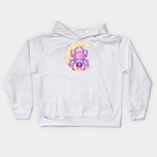 Kawaii Pastel Goth Spider Kids Hoodie